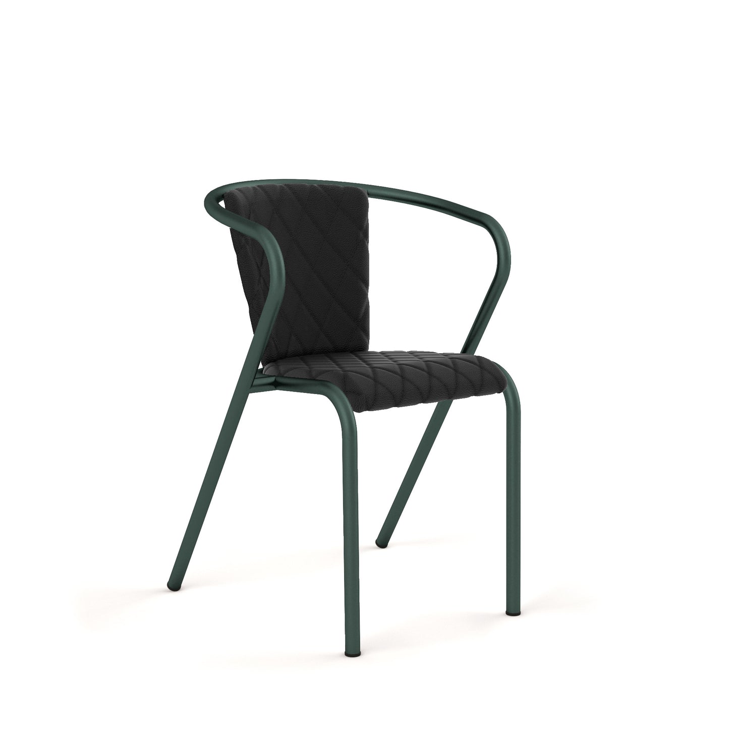 Basil Grain / Synthetic Leather - Black