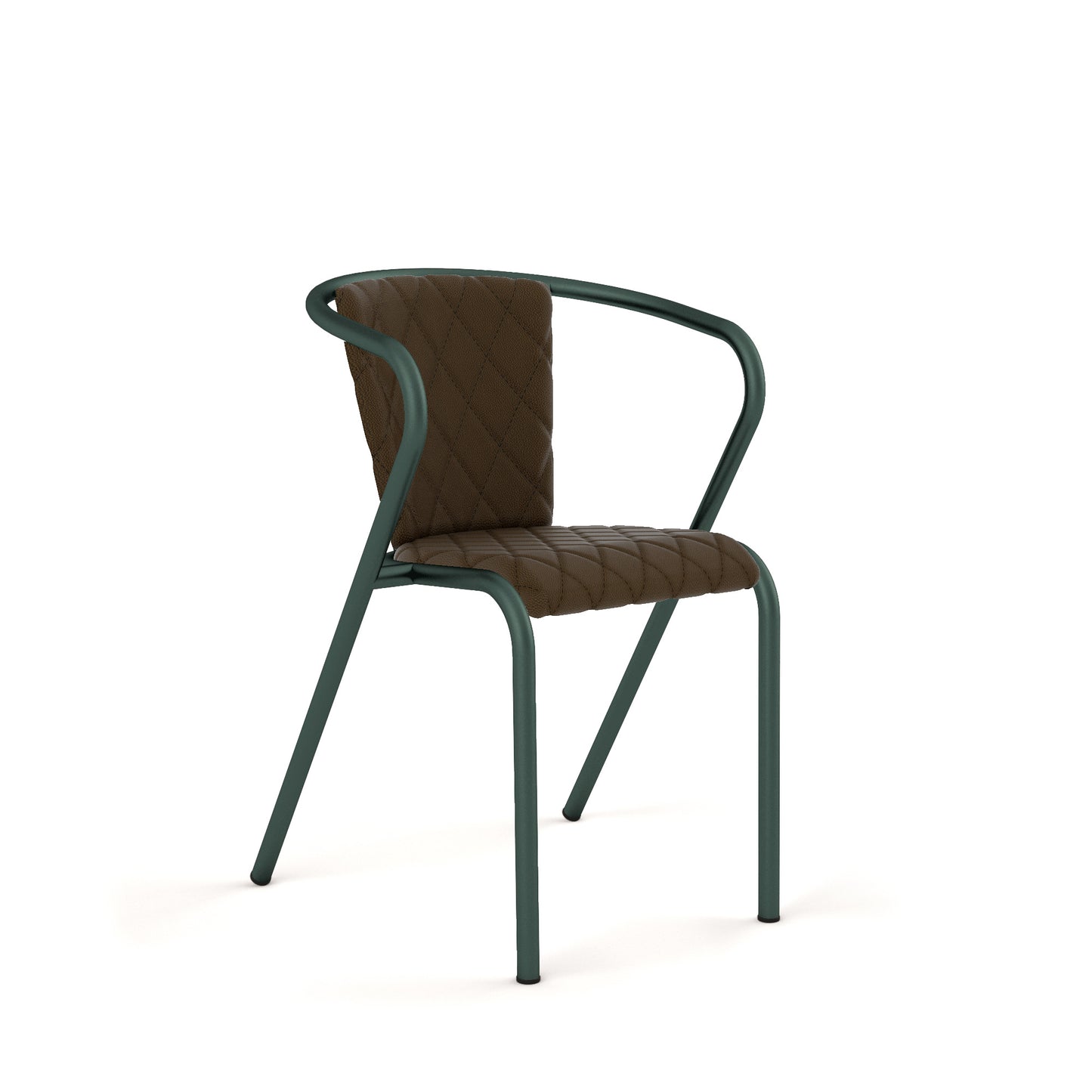 Basil Grain / Synthetic Leather - Chocolate