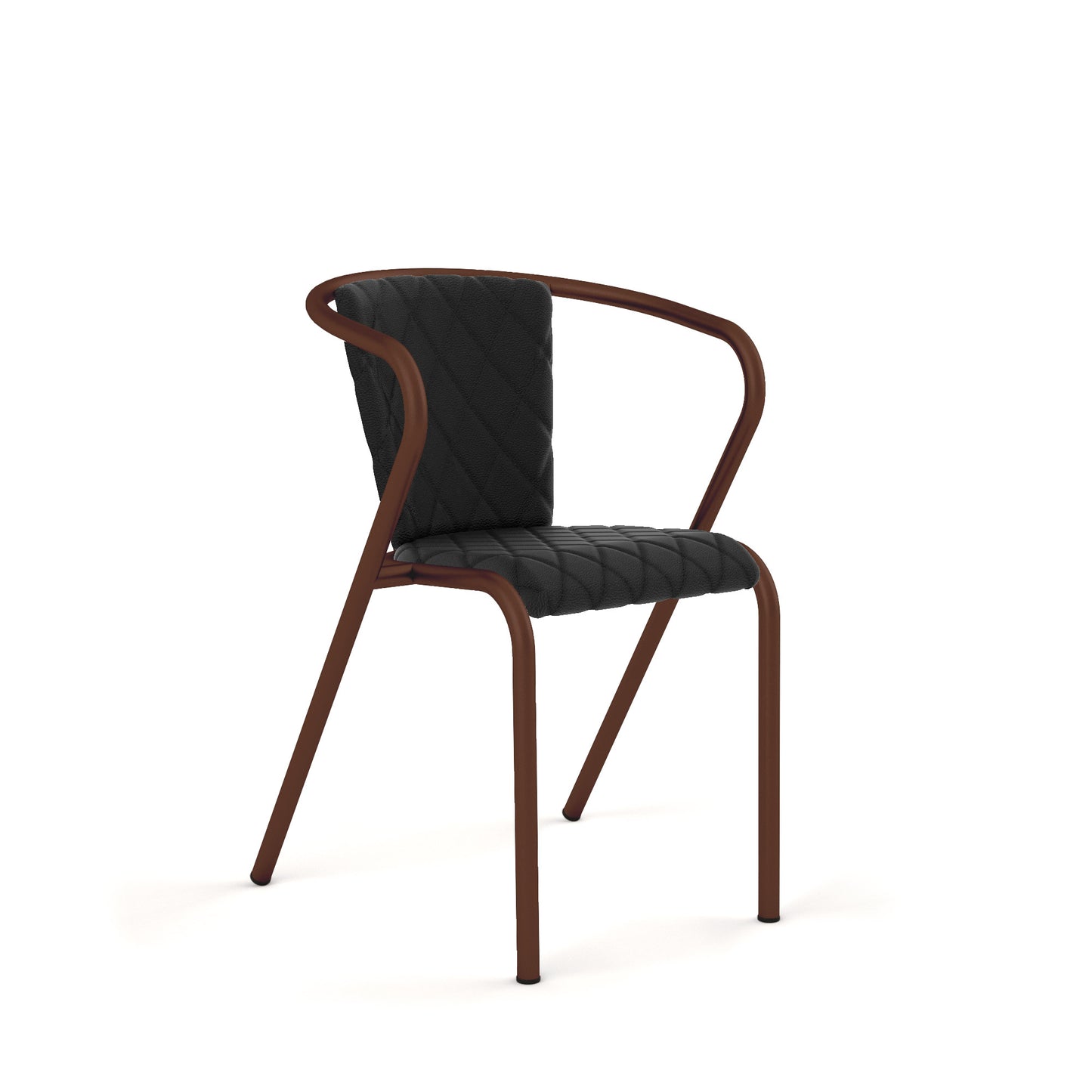 Espresso Grain / Synthetic Leather - Black