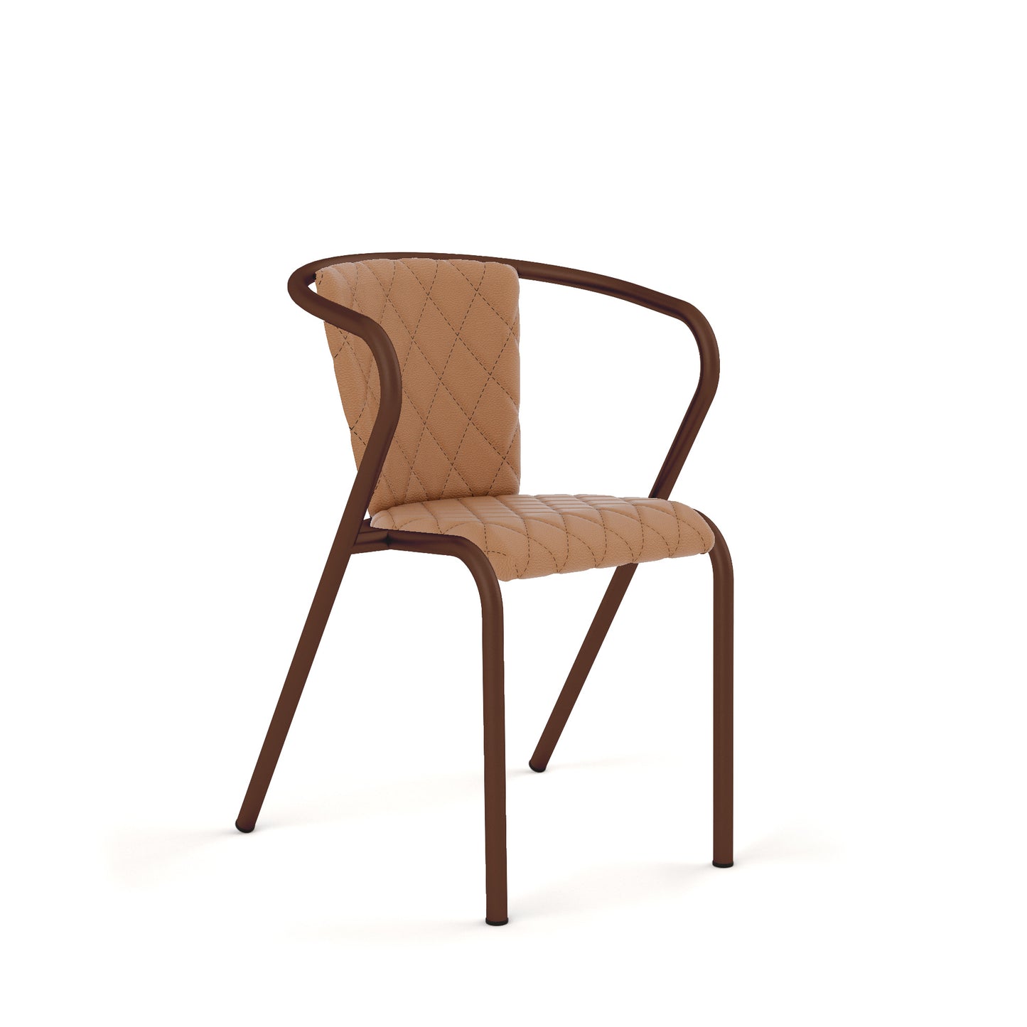 Espresso Grain / Synthetic Leather - Camel