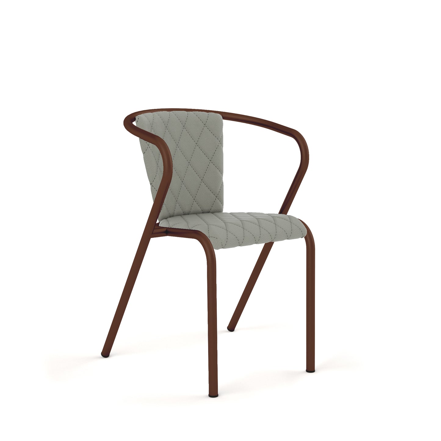 Espresso Grain / Synthetic Leather - Perle