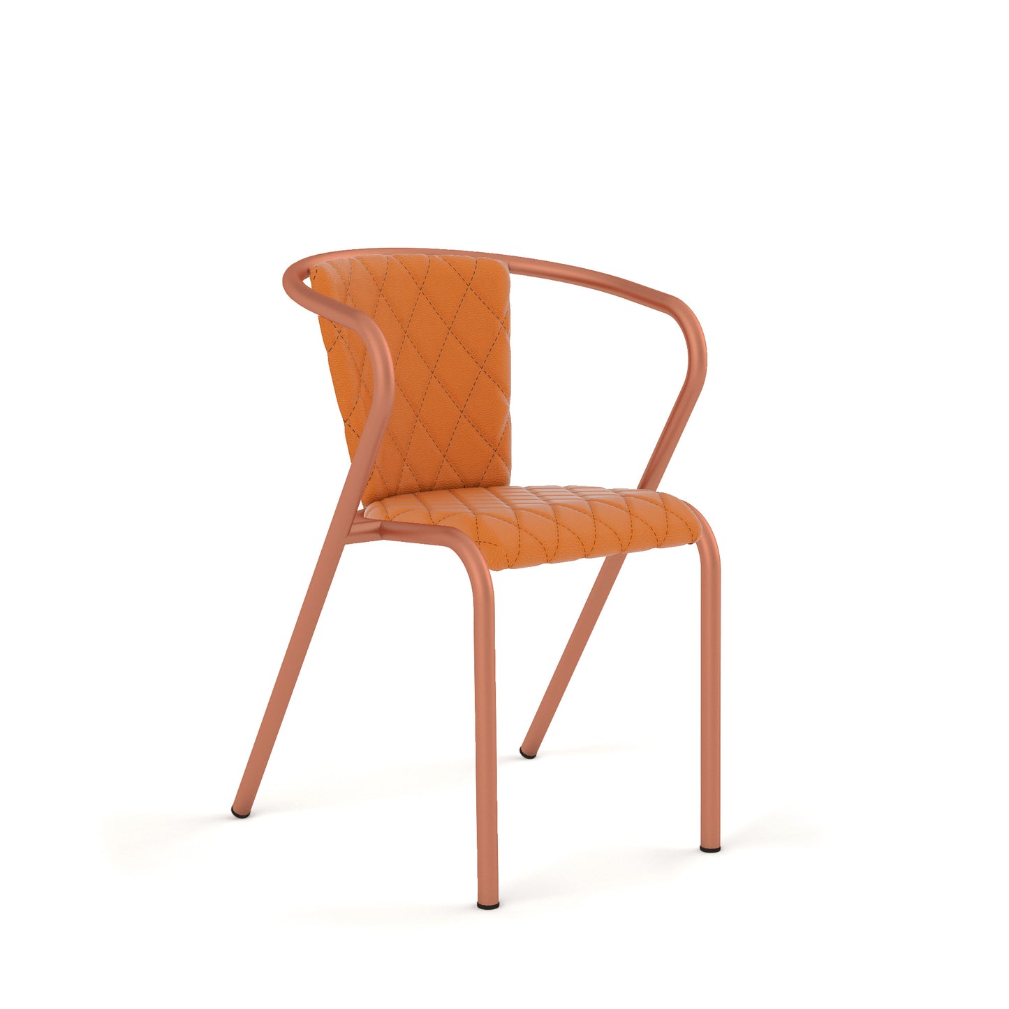 Sandstone Grain / Synthetic Leather - Clementine