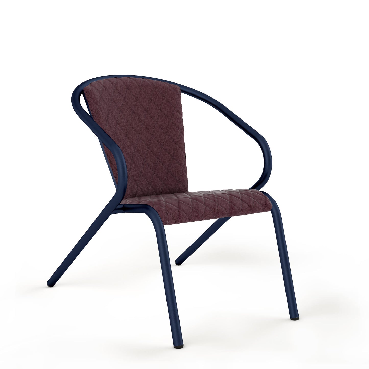 Admiral Grain / Synthetic Leather - Merlot