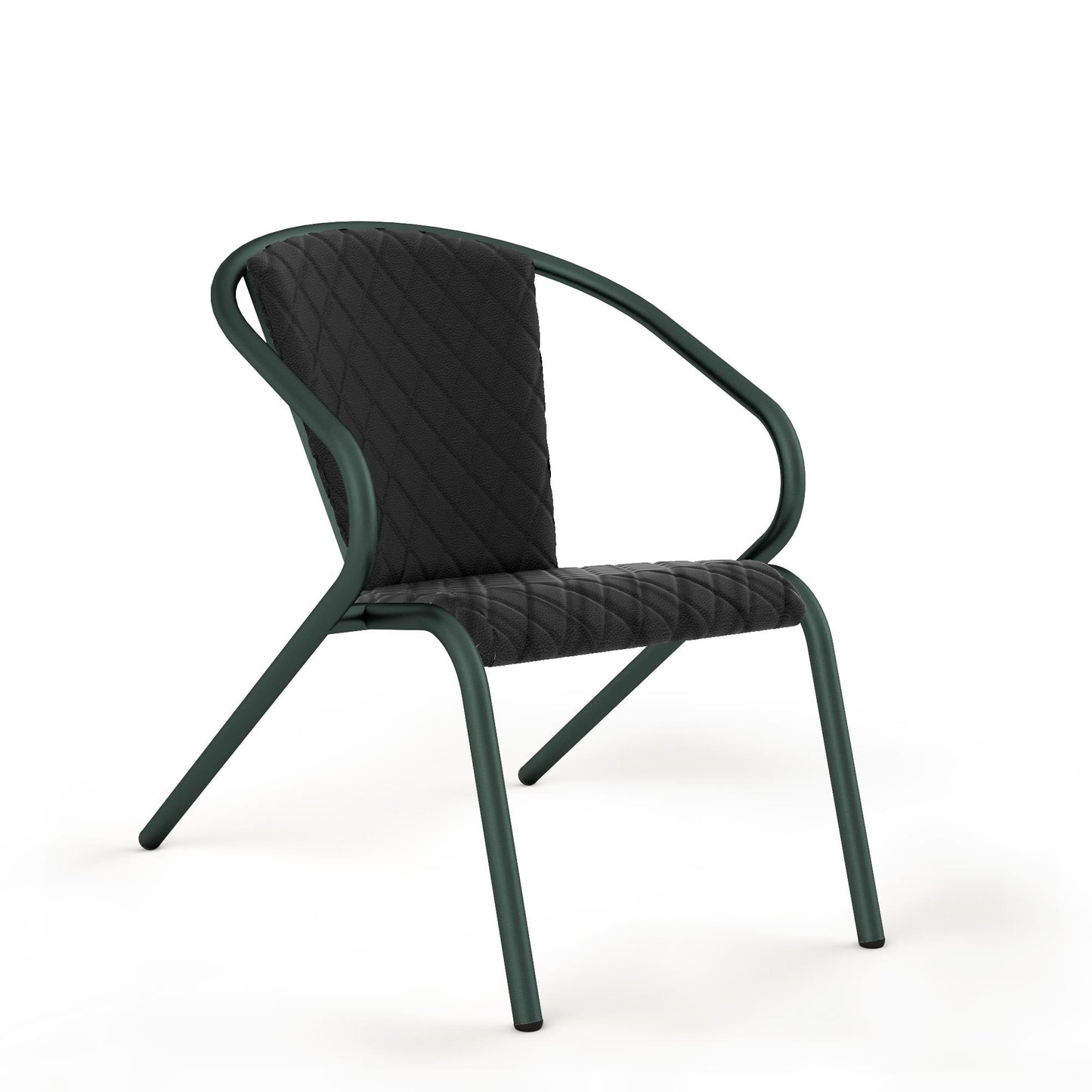 Basil Grain / Synthetic Leather - Black