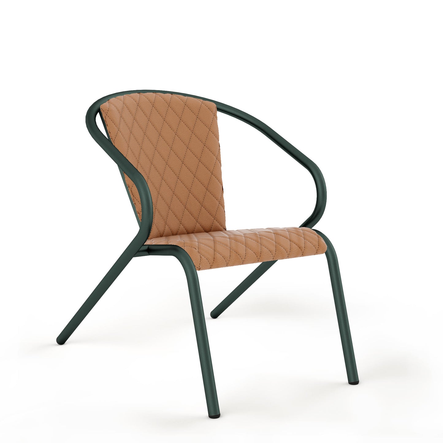 Basil Grain / Synthetic Leather - Camel
