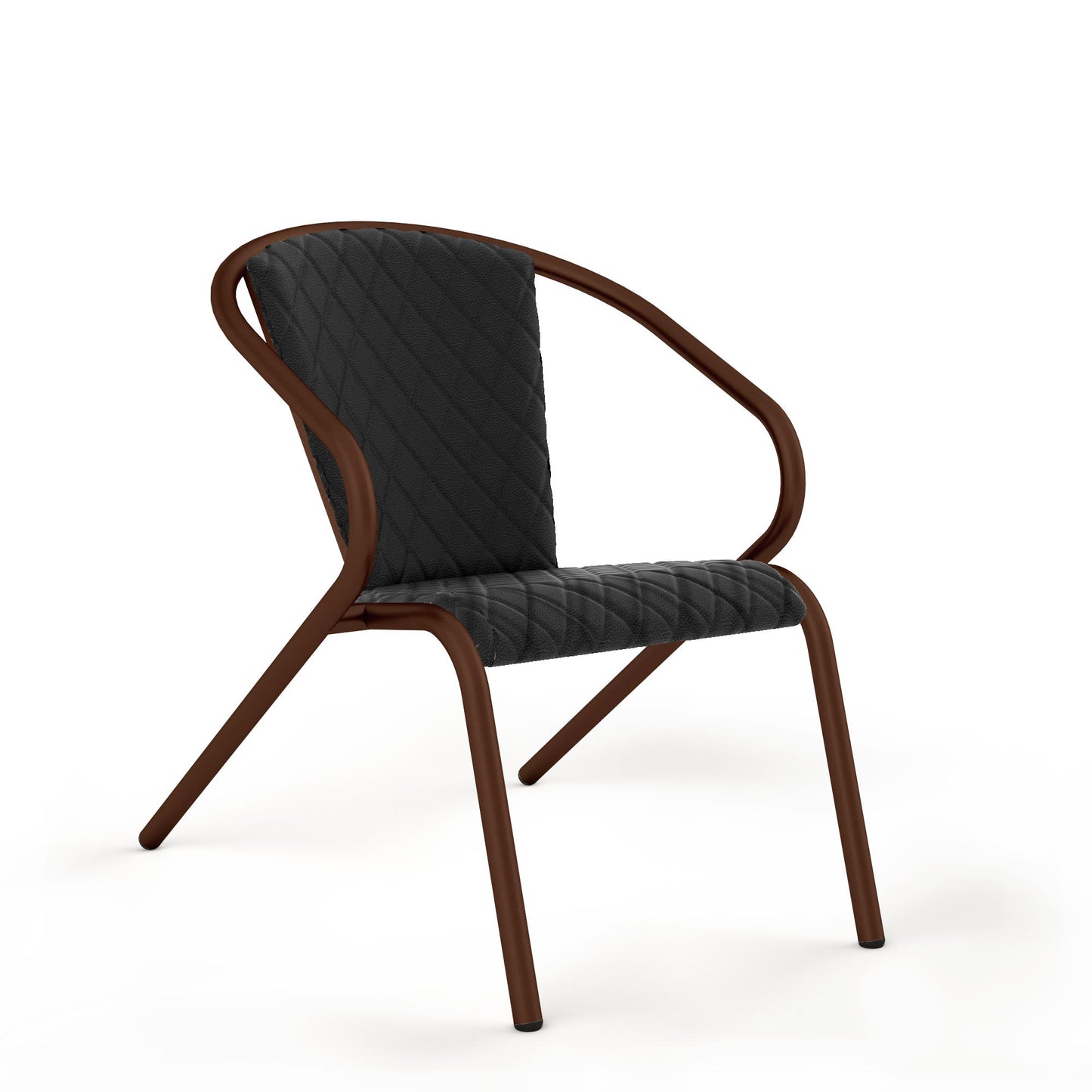 Espresso Grain / Synthetic Leather - Black