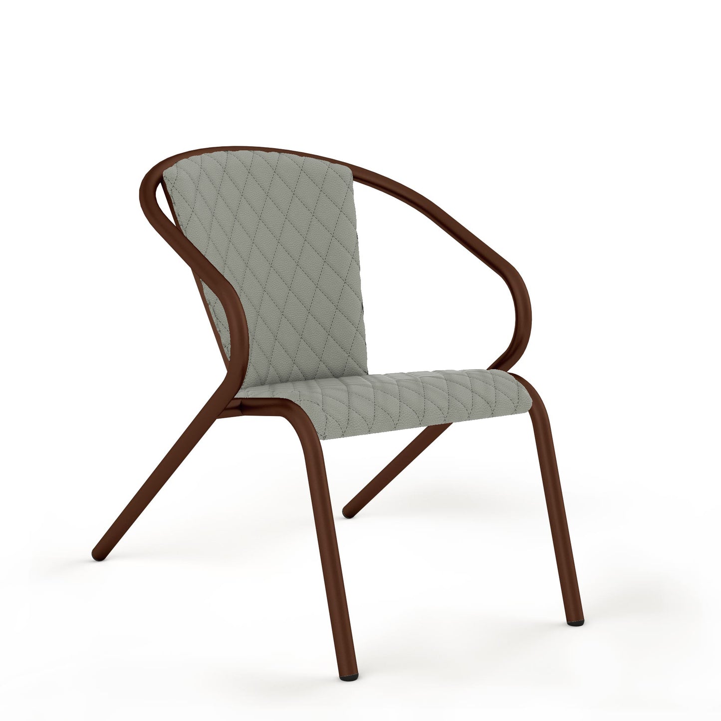 Espresso Grain / Synthetic Leather - Perle
