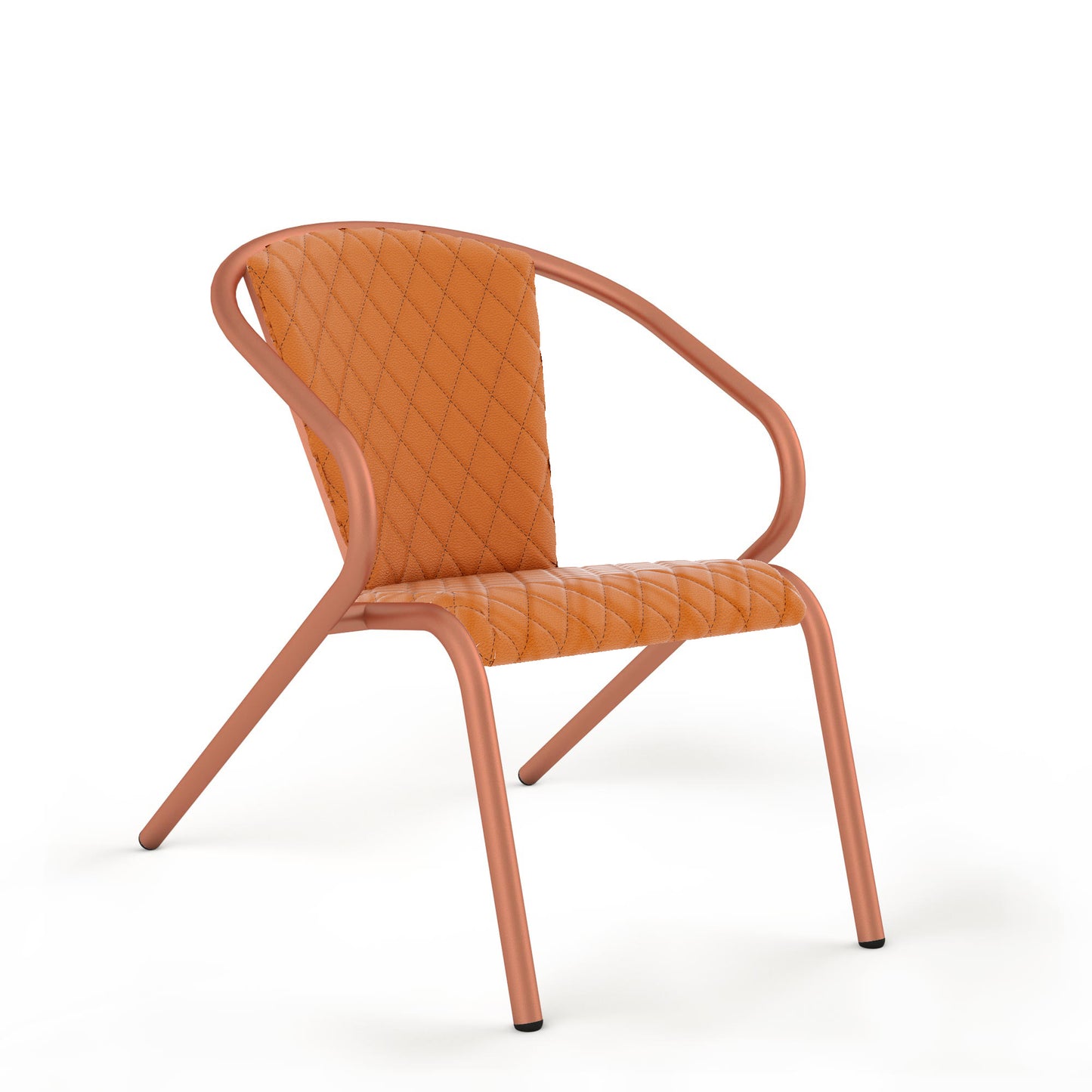 Sandstone Grain / Synthetic Leather - Clementine