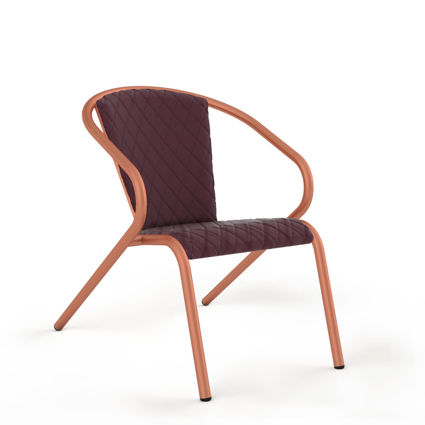Sandstone Grain / Synthetic Leather - Merlot