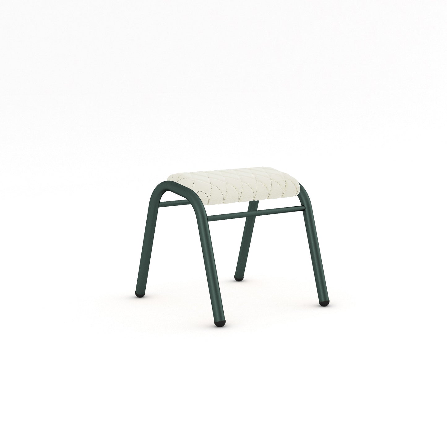 Basil Grain / Synthetic Leather - White