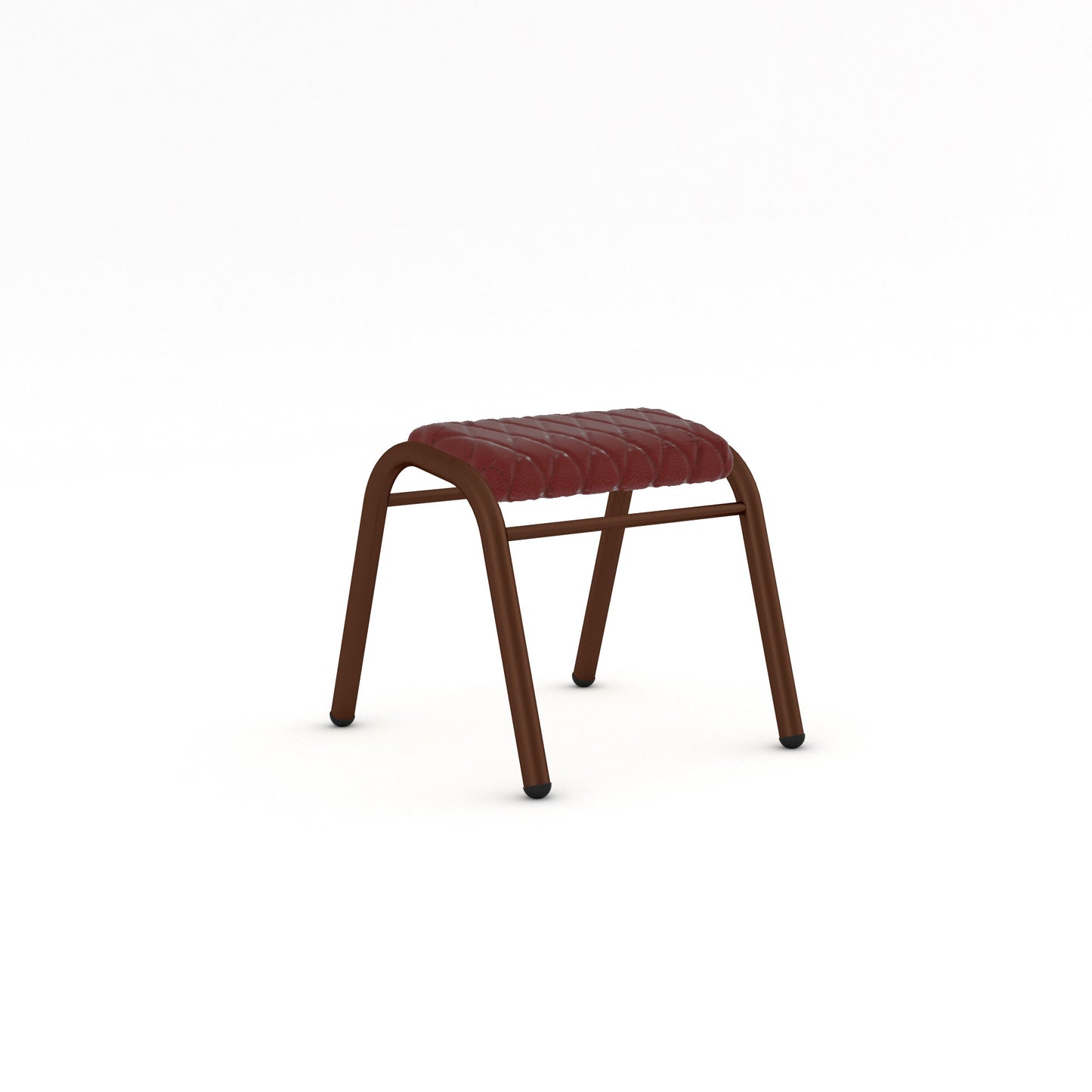 Espresso Grain / Synthetic Leather - Merlot
