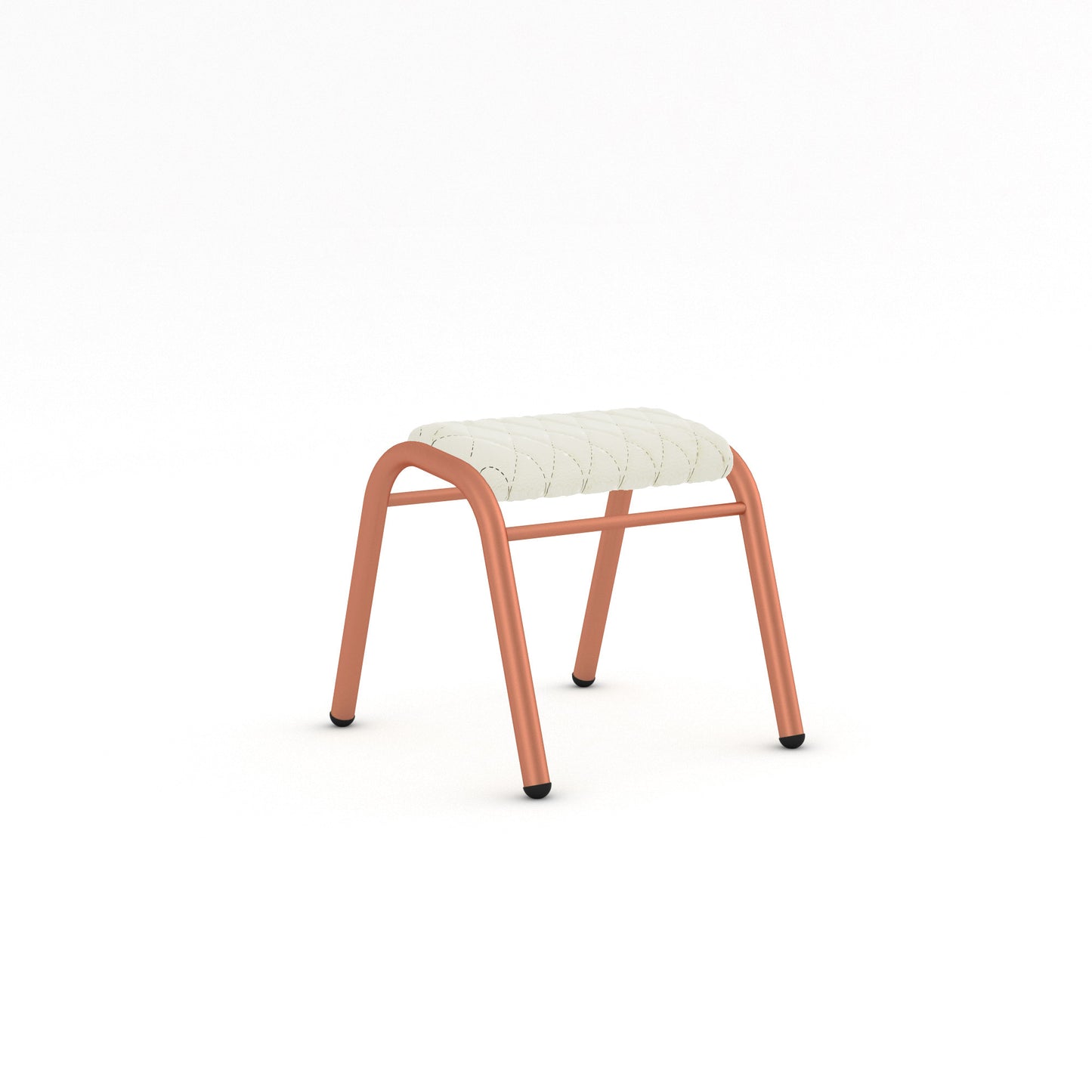 Sandstone Grain / Synthetic Leather - White