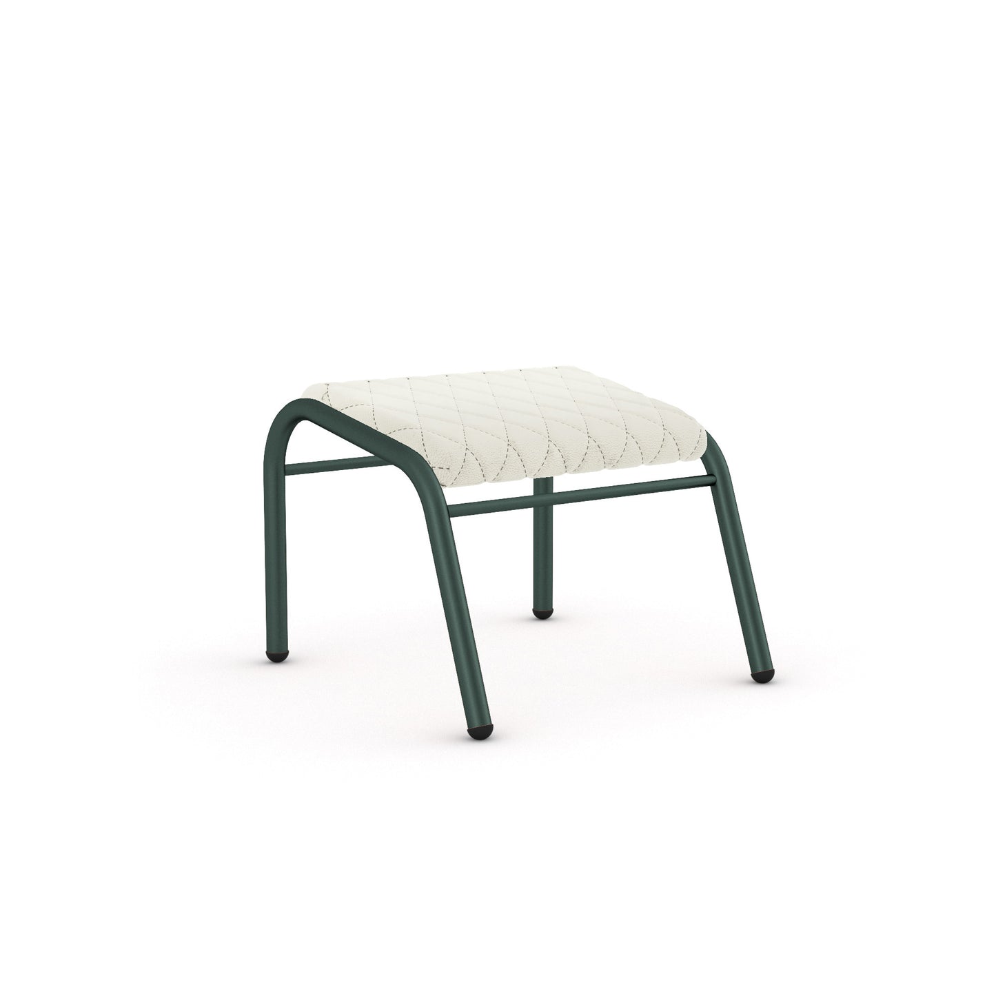 Basil Grain / Synthetic Leather - White