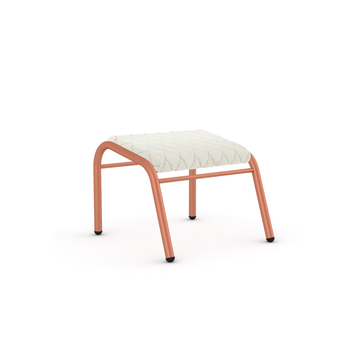 Sandstone Grain / Synthetic Leather - White