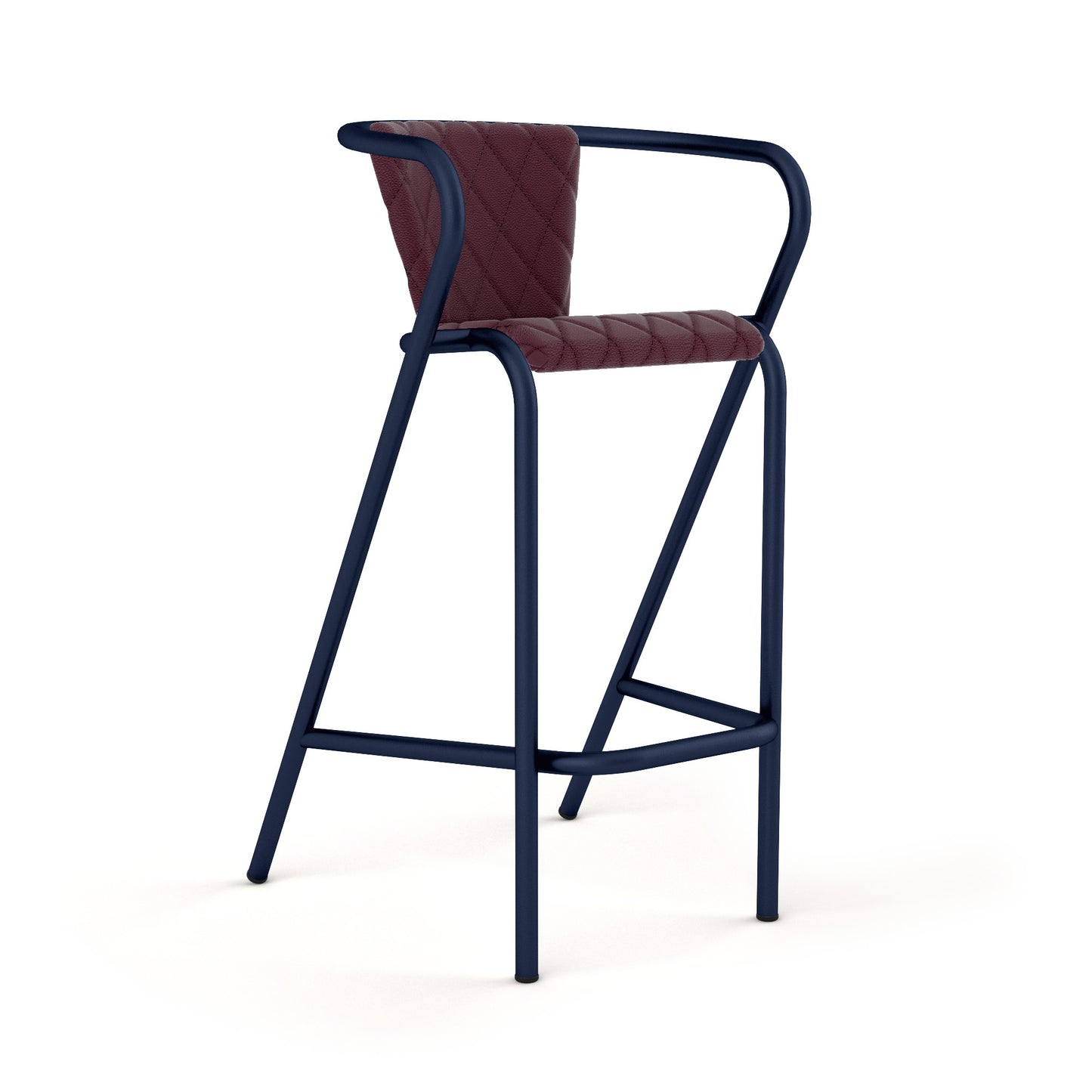 Admiral Grain / Synthetic Leather - Merlot