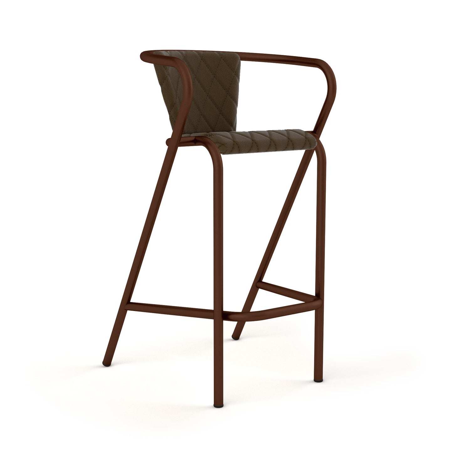 Espresso Grain / Synthetic Leather - Chocolate