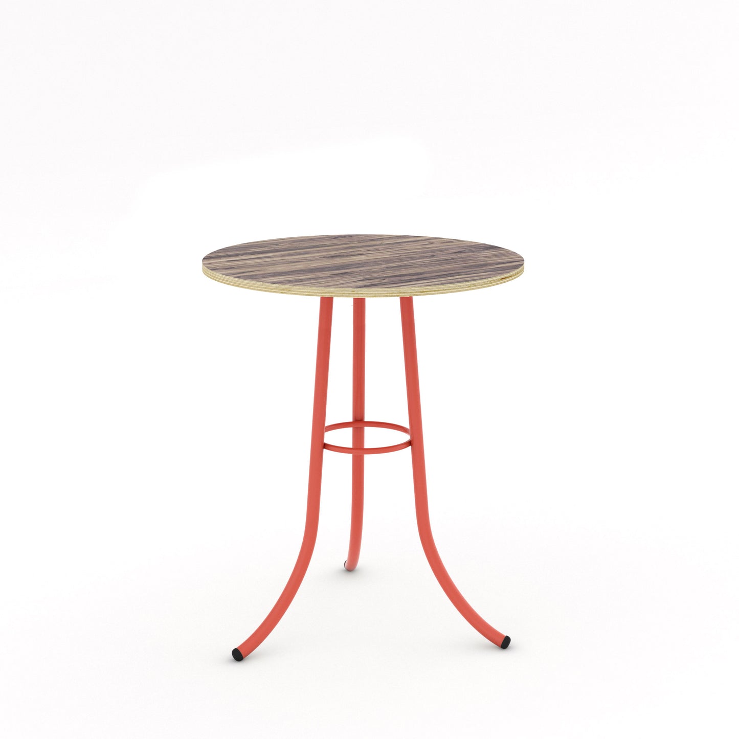 Salmon Pink / Ziricote - Wood Veneer