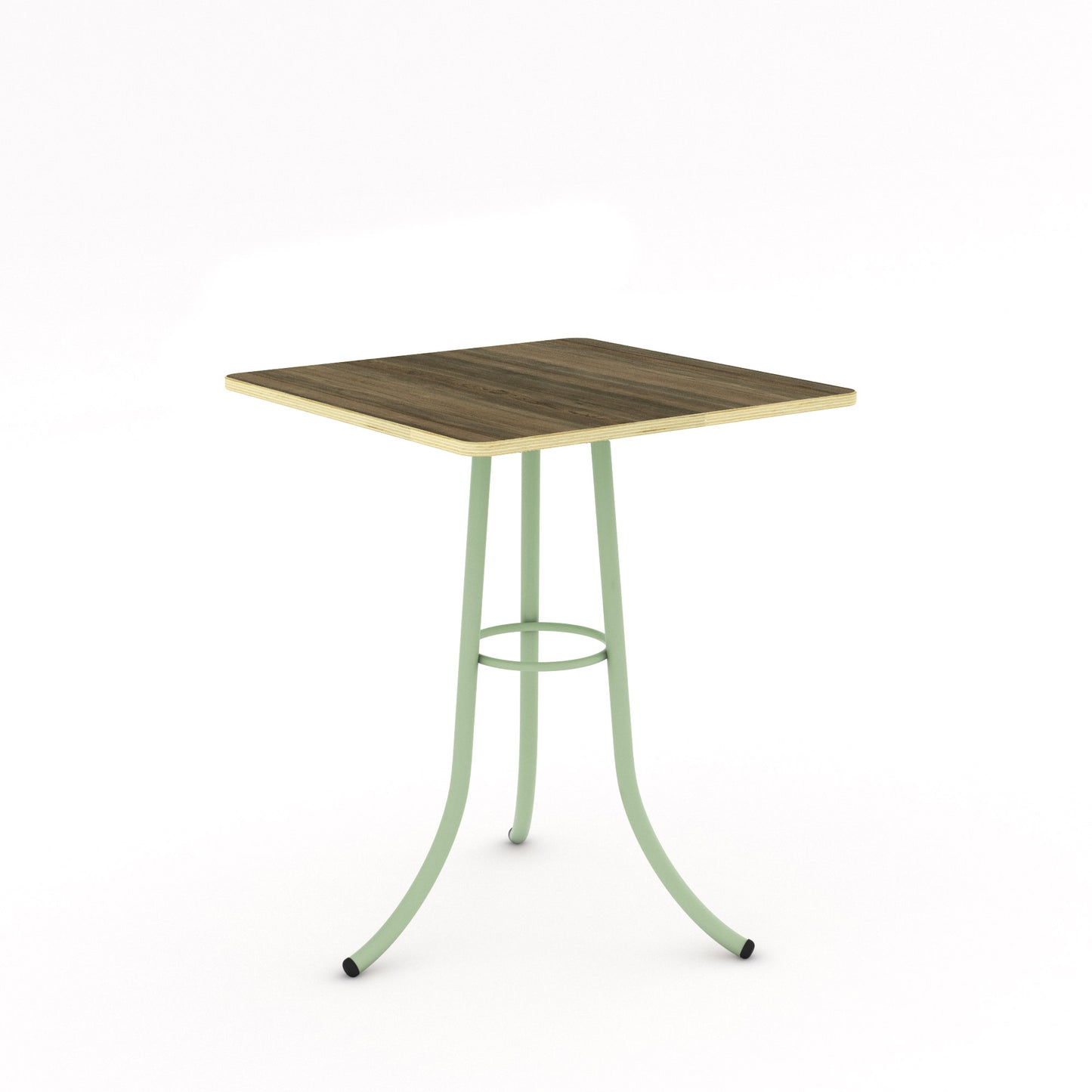 Pastel Green / Walnut - Wood Veneer