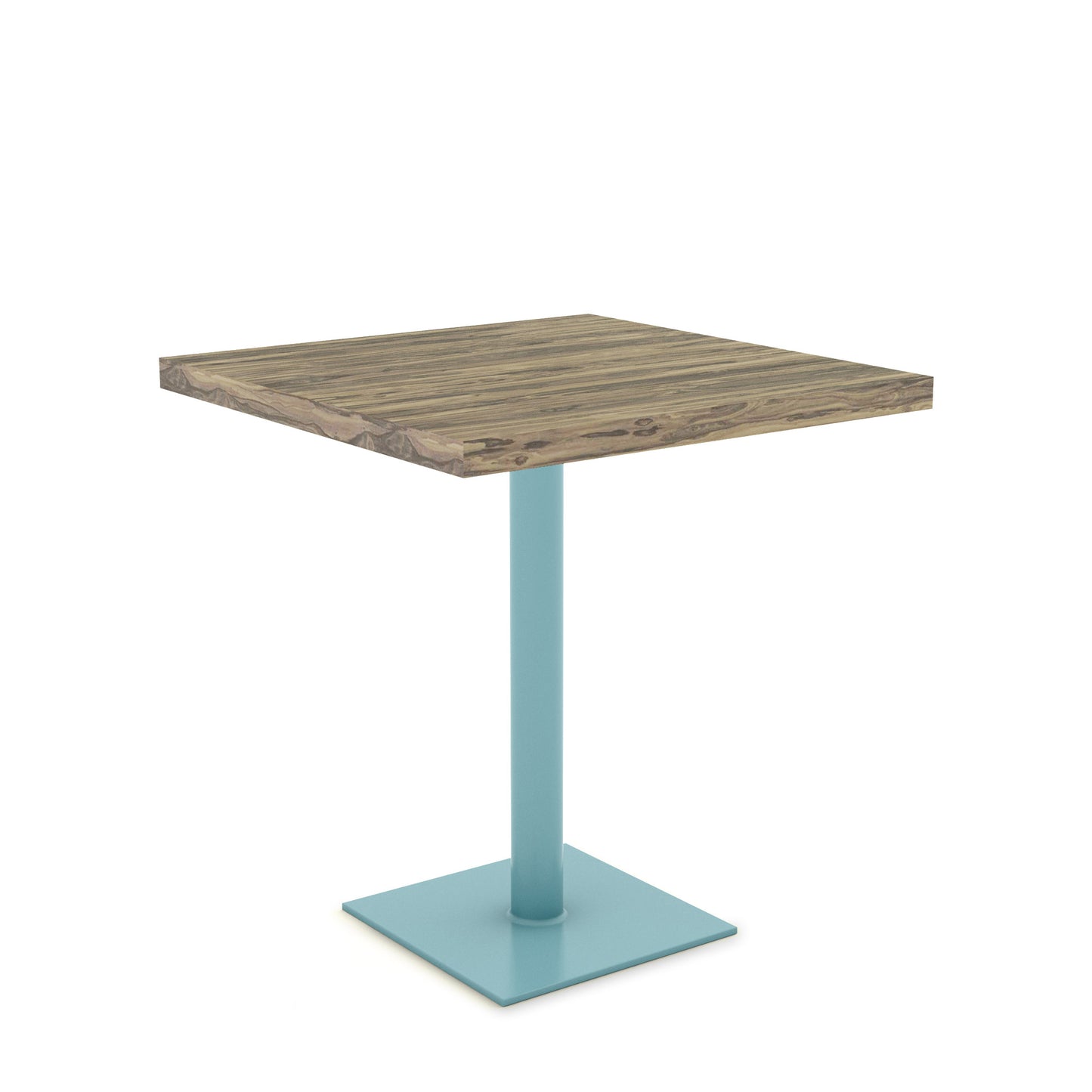 Pastel Turquoise / Ziricote - Wood Veneer