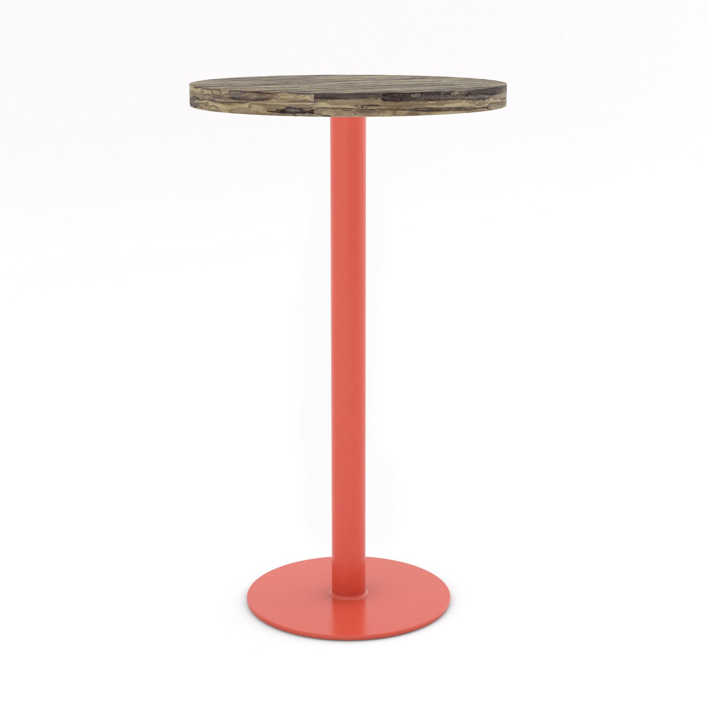 Salmon Pink / Ziricote - Wood Veneer