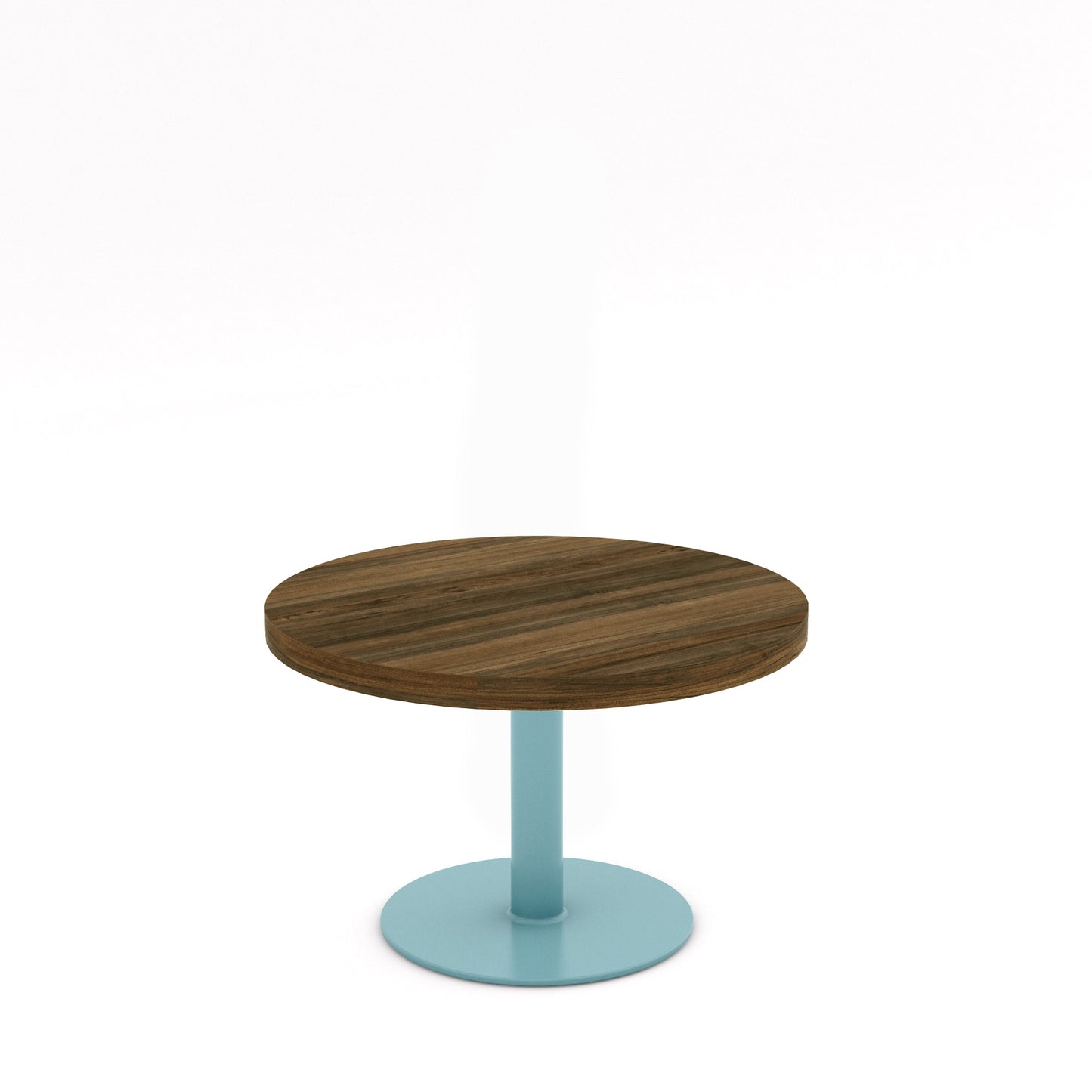Pastel Turquoise / Walnut - Wood Veneer