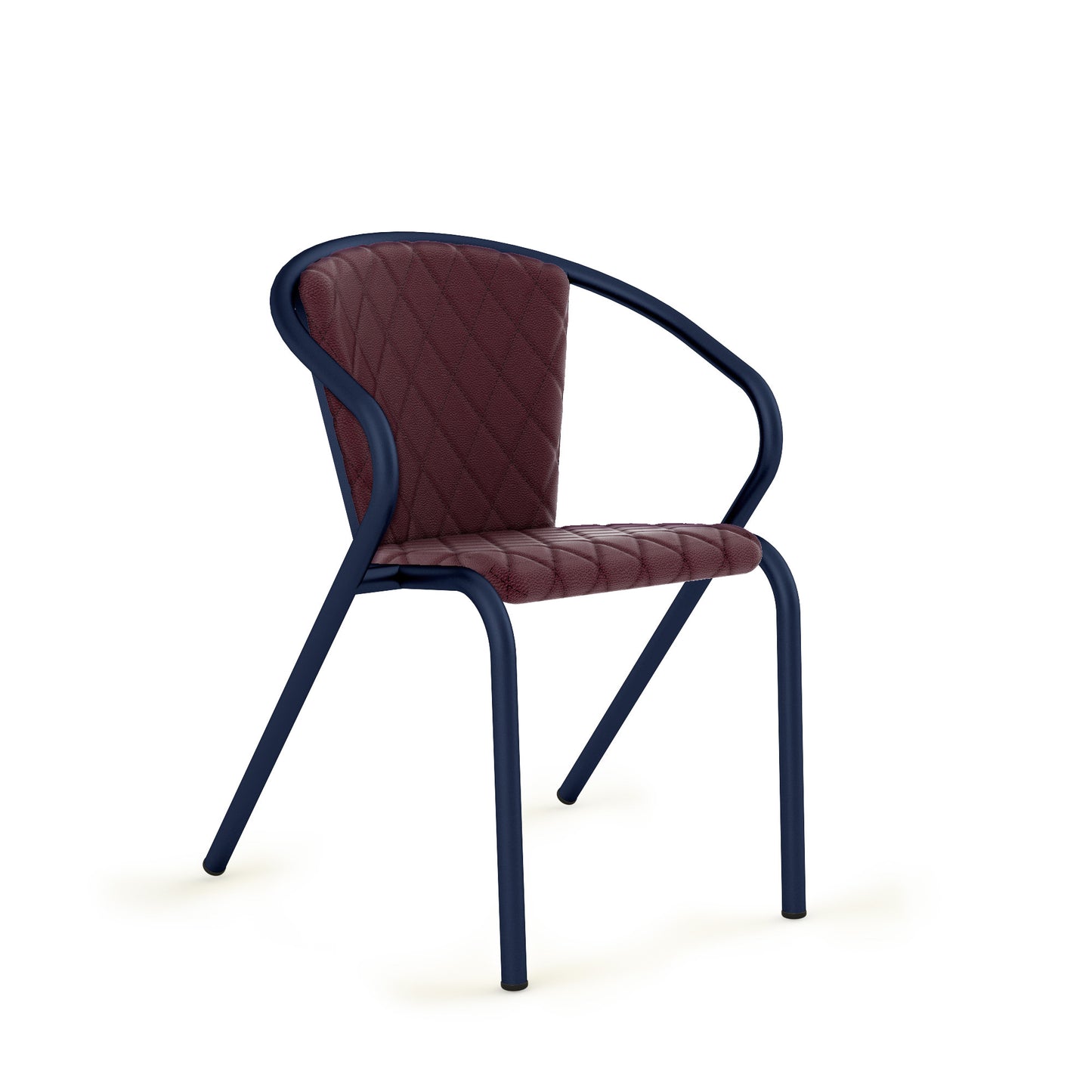 Admiral Grain / Synthetic Leather - Merlot