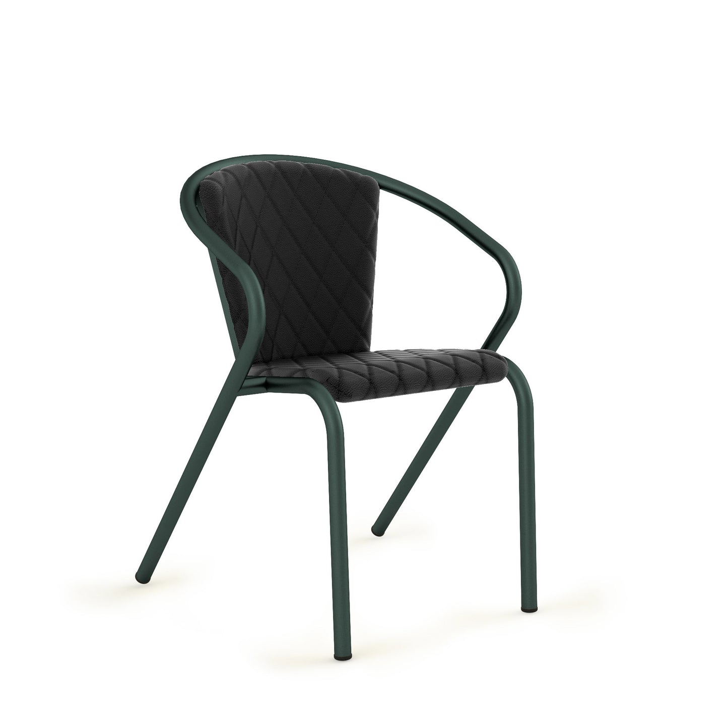 Basil Grain / Synthetic Leather - Black