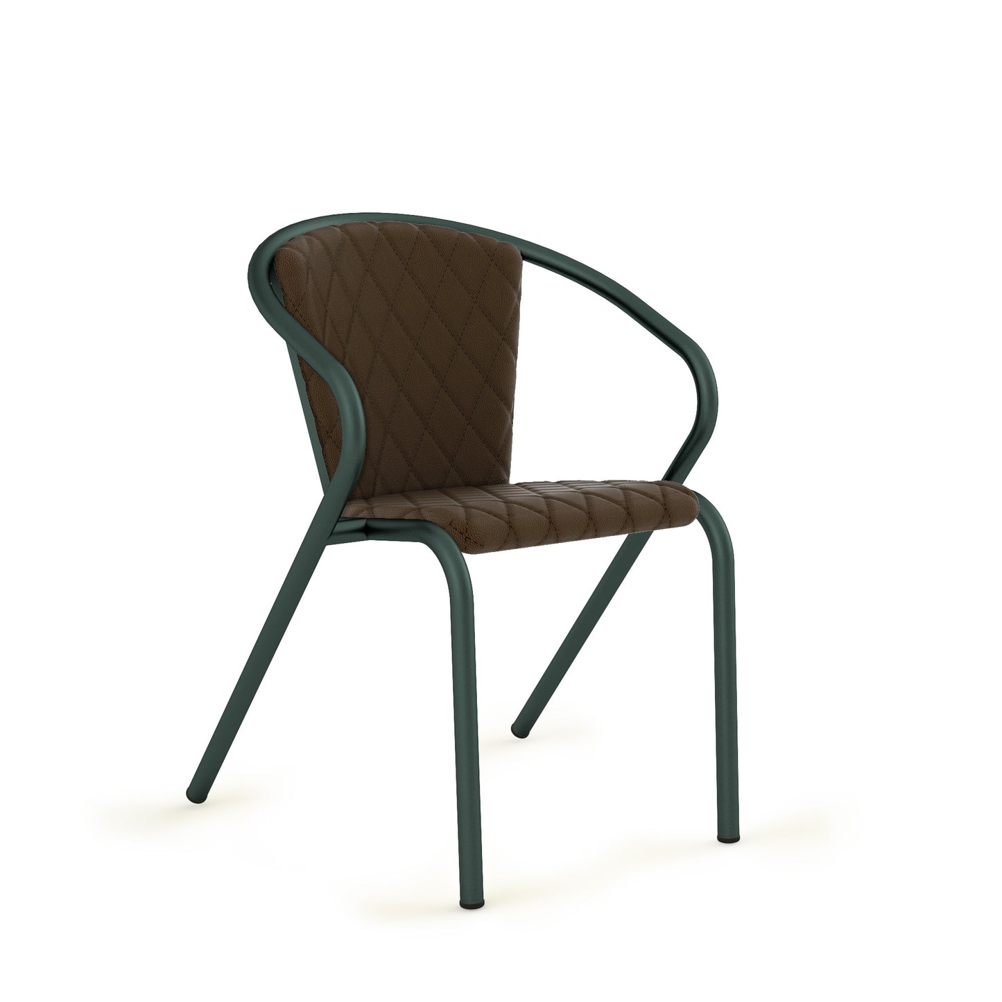 Basil Grain / Synthetic Leather - Chocolate
