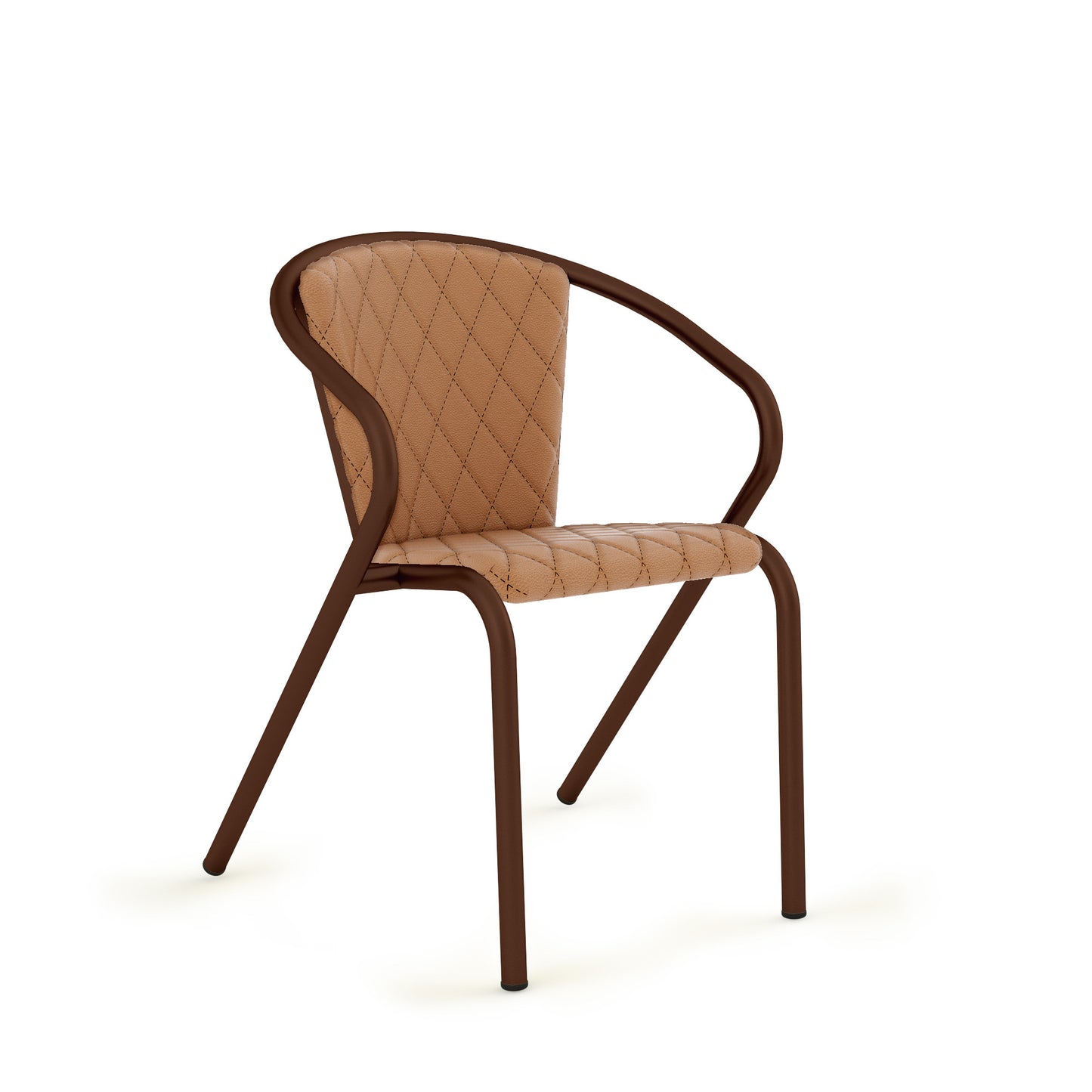 Espresso Grain / Synthetic Leather - Camel