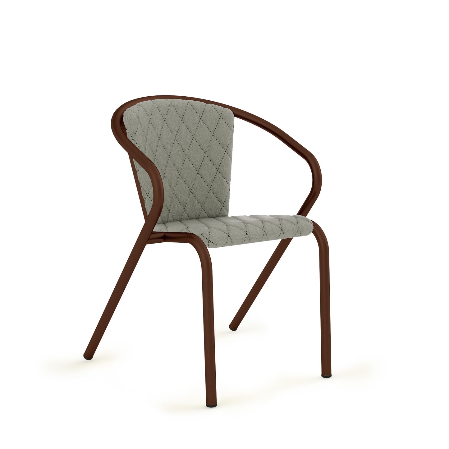 Espresso Grain / Synthetic Leather - Perle