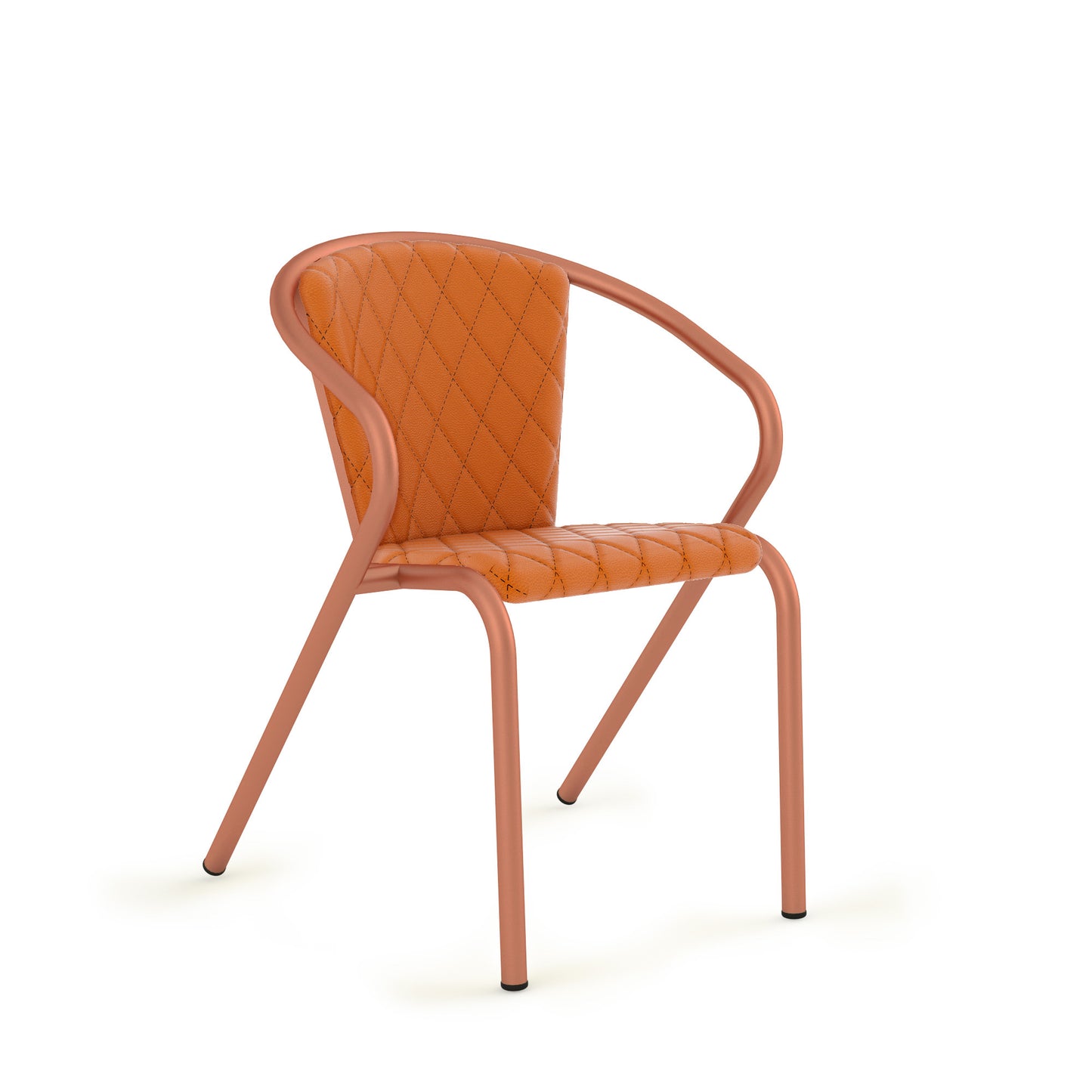 Sandstone Grain / Synthetic Leather - Clementine