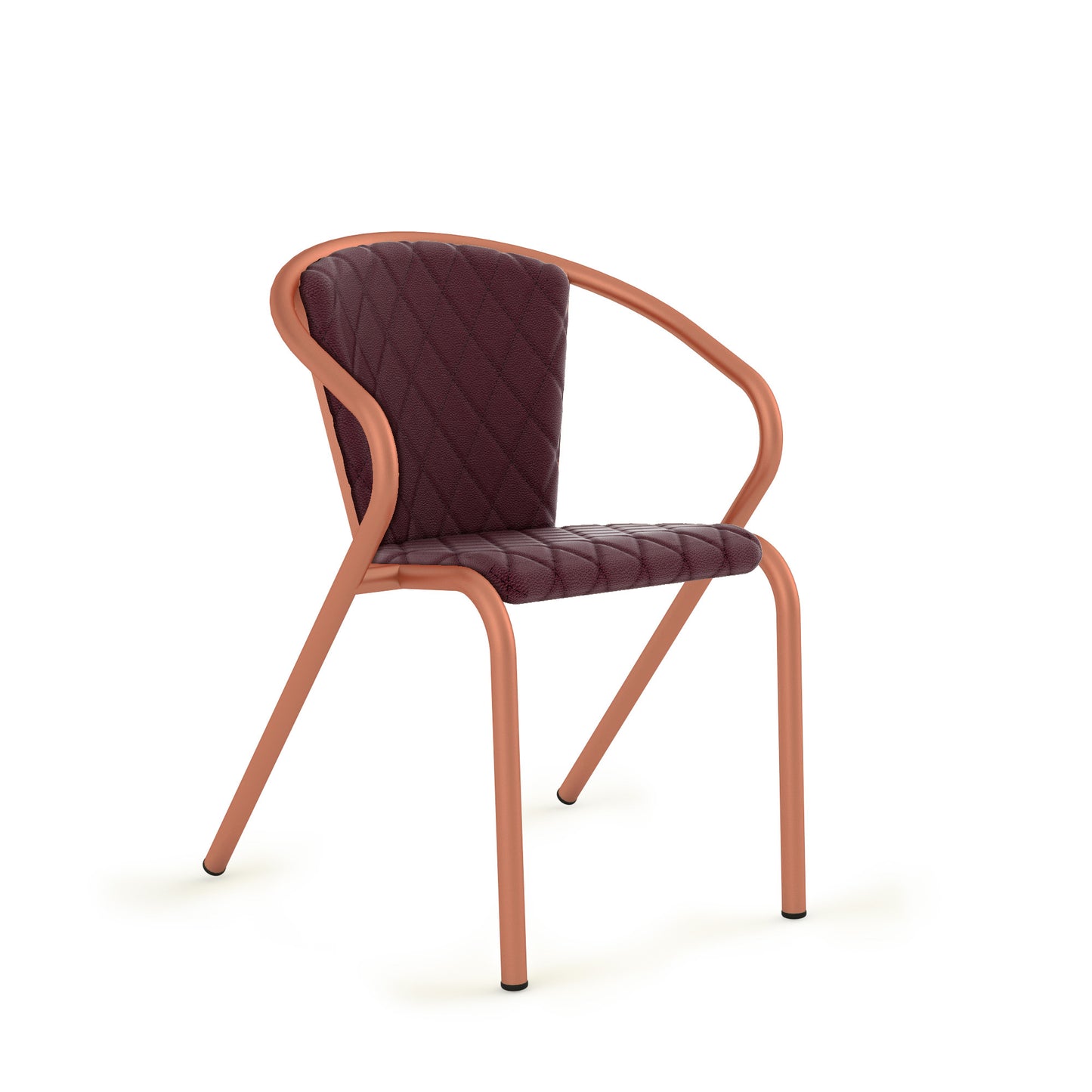 Sandstone Grain / Synthetic Leather - Merlot