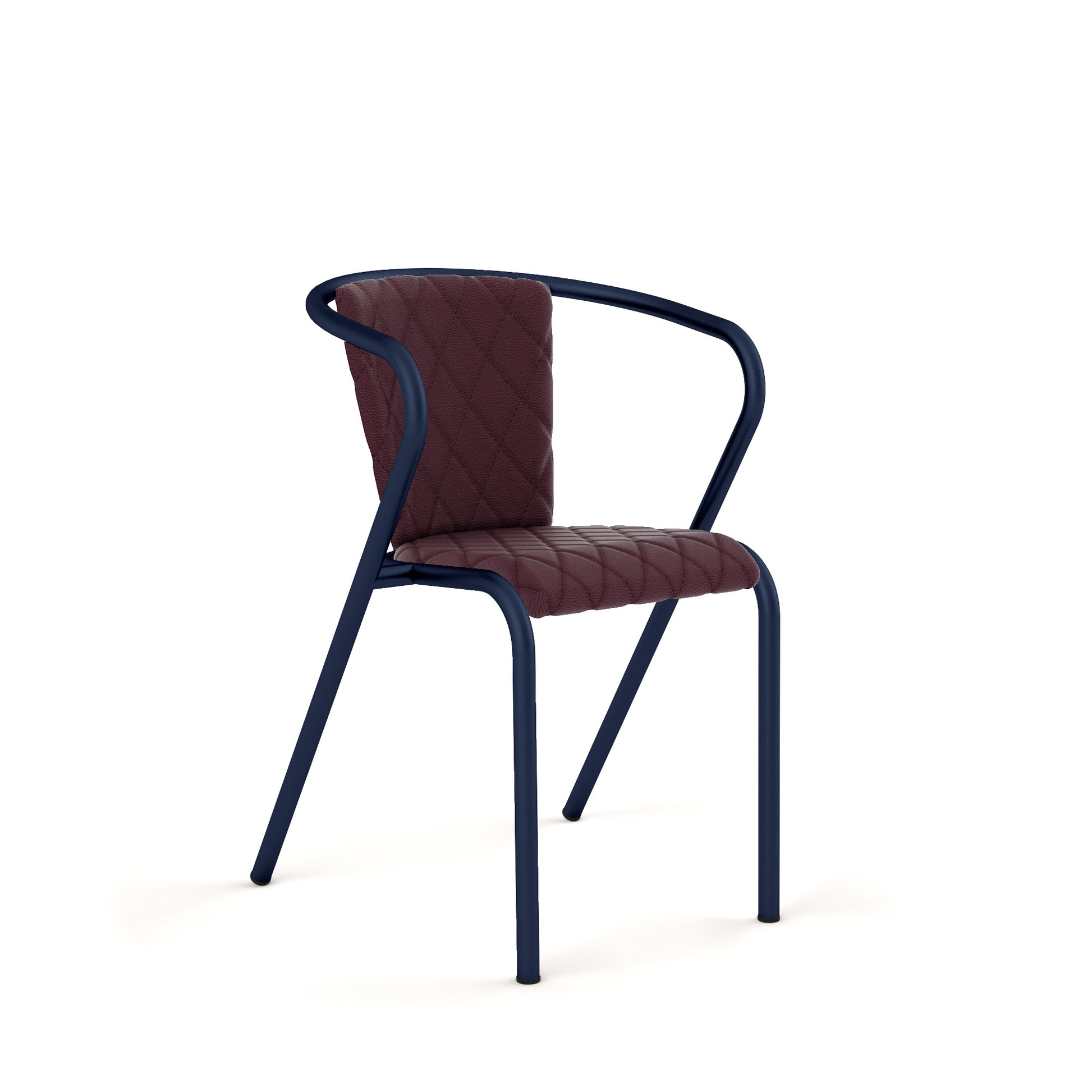 Admiral Grain / Synthetic Leather - Merlot