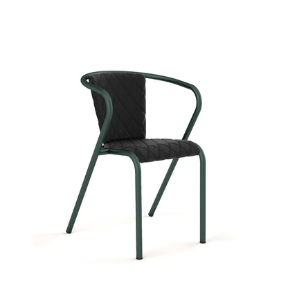 Basil Grain / Synthetic Leather - Black