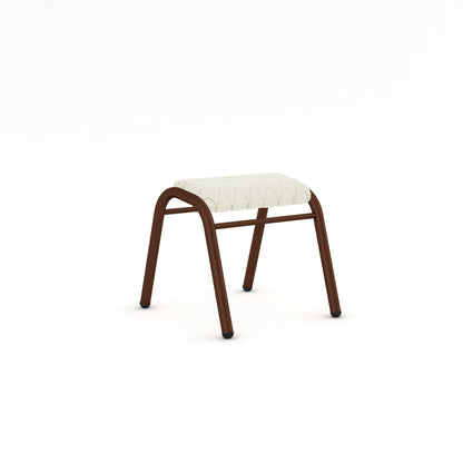 Espresso Grain / Synthetic Leather - White