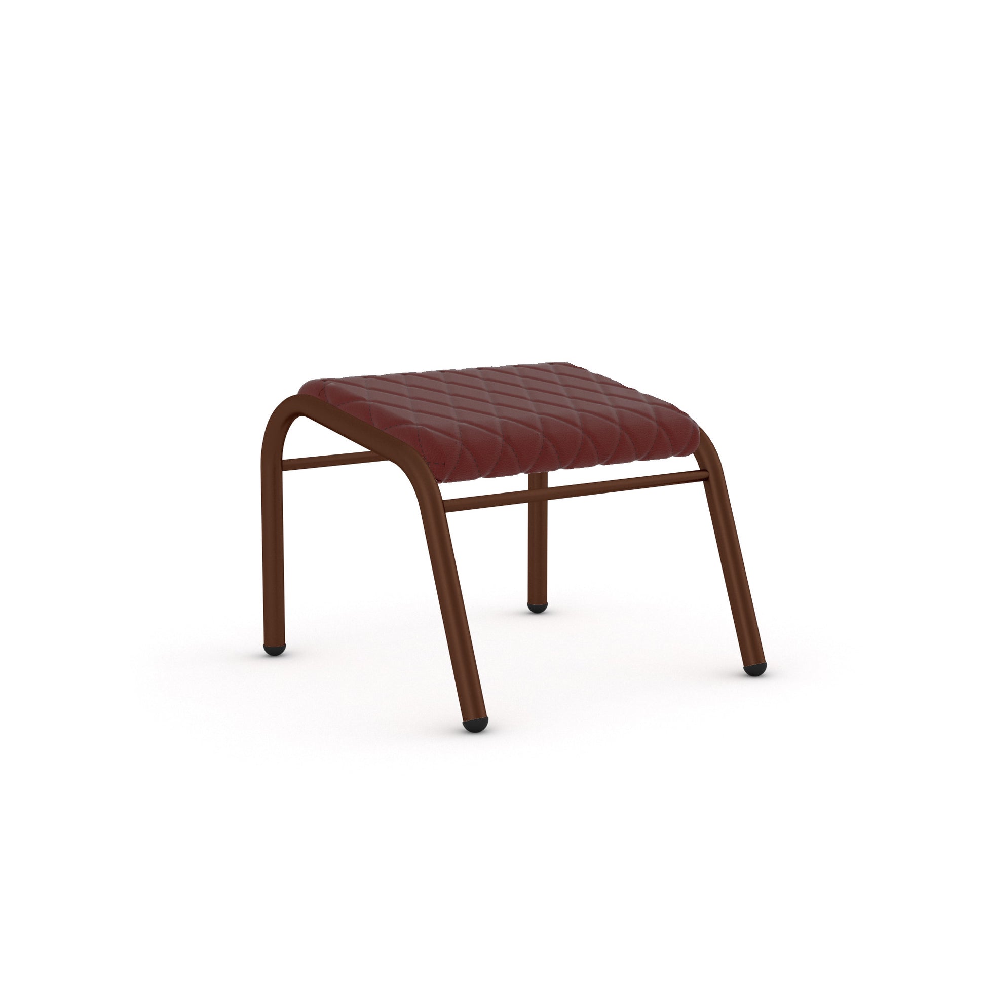 Espresso Grain / Synthetic Leather - Merlot