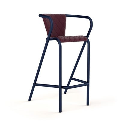 Admiral Grain / Synthetic Leather - Merlot