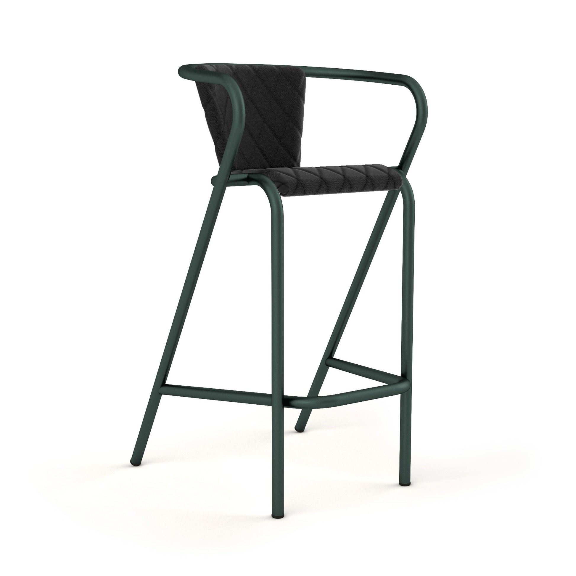 Basil Grain / Synthetic Leather - Black