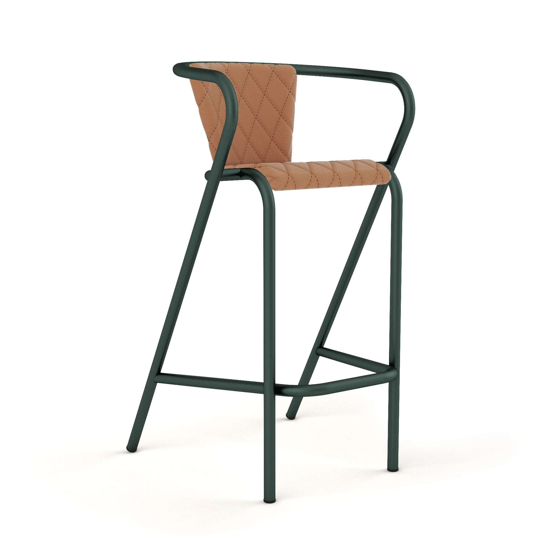 Basil Grain / Synthetic Leather - Camel
