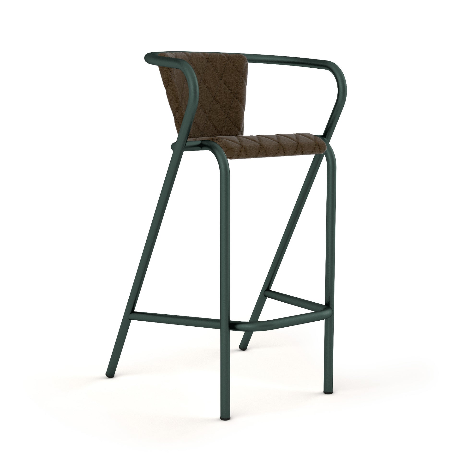 Basil Grain / Synthetic Leather - Chocolate