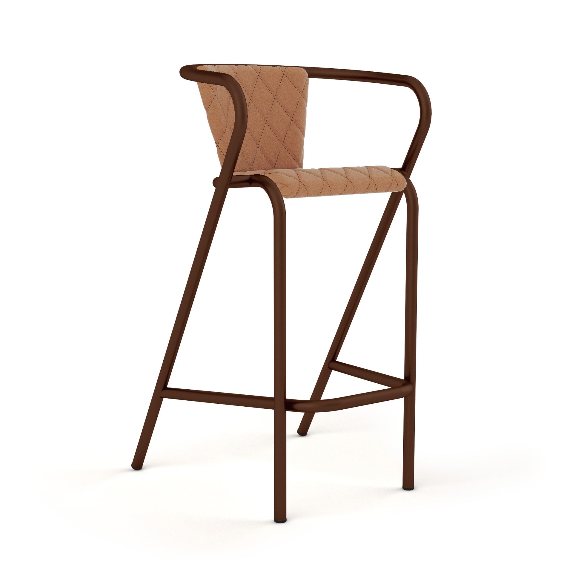 Espresso Grain / Synthetic Leather - Camel