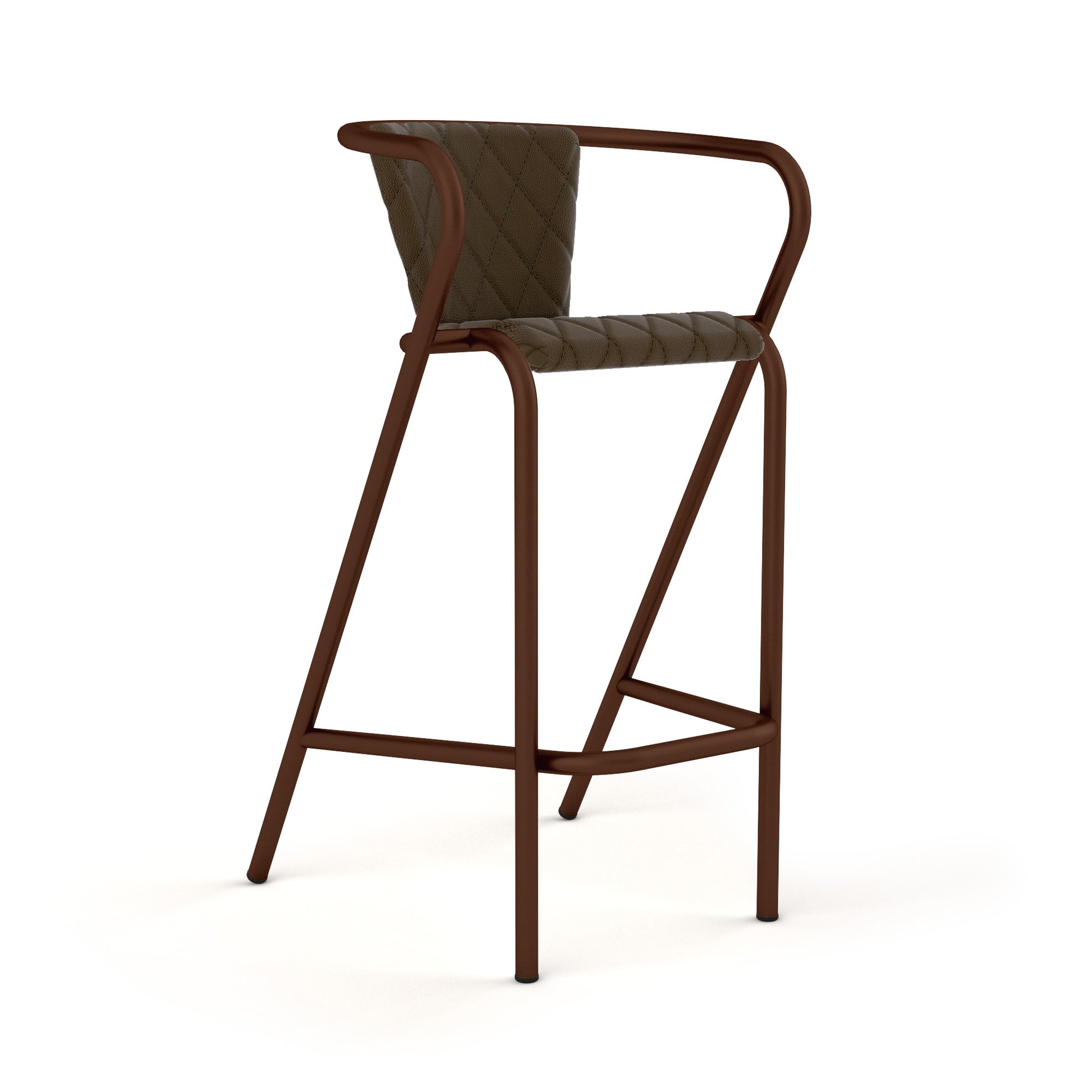 Espresso Grain / Synthetic Leather - Chocolate