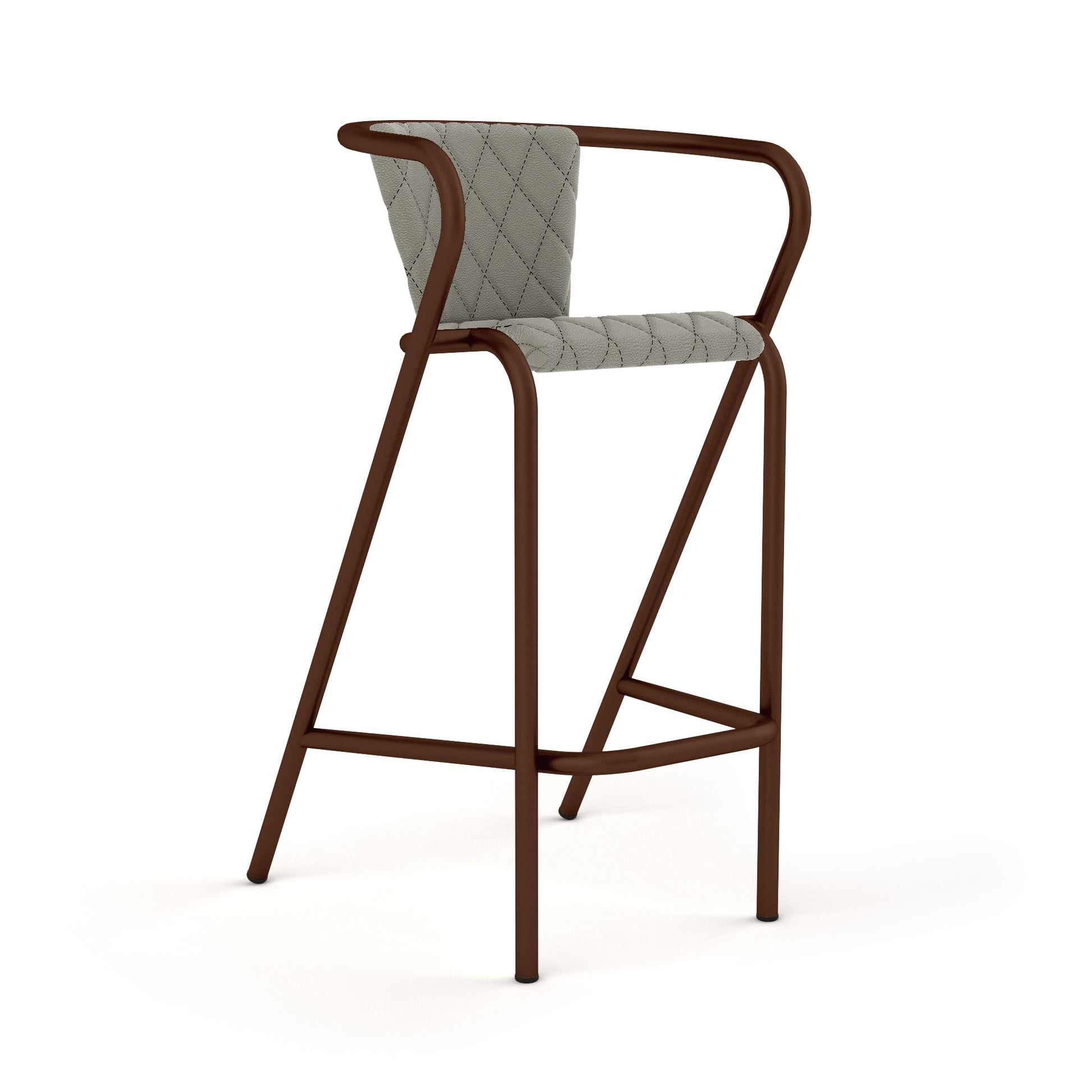 Espresso Grain / Synthetic Leather - Perle