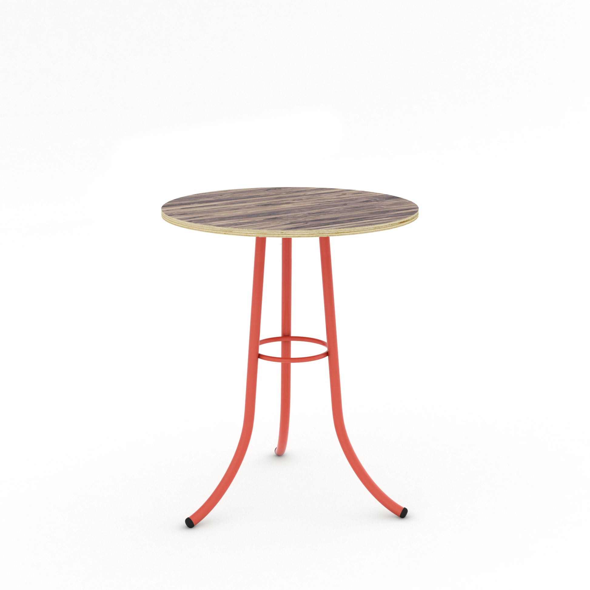 Salmon Pink / Ziricote - Wood Veneer
