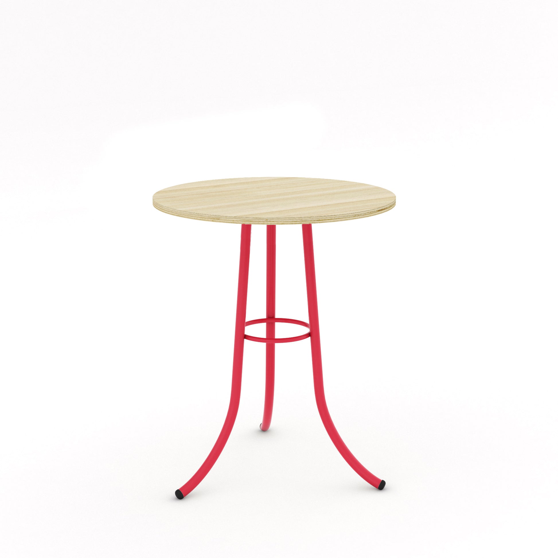 Strawberry Red / Ash - Wood Veneer