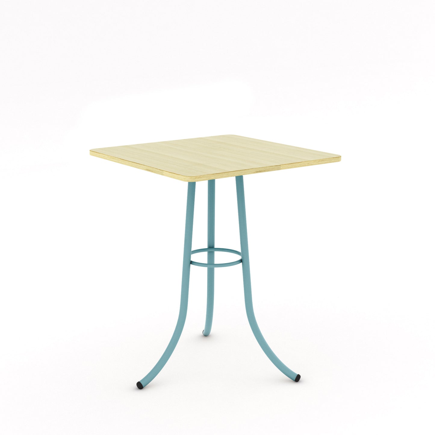Pastel Turquoise / Ash - Wood Veneer