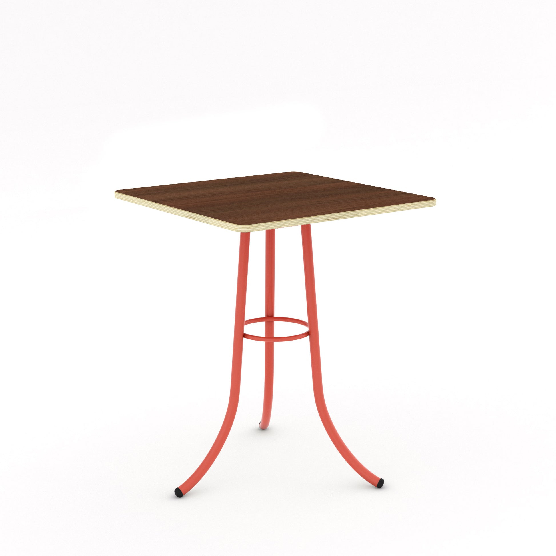 Salmon Pink / Walnut - HPL