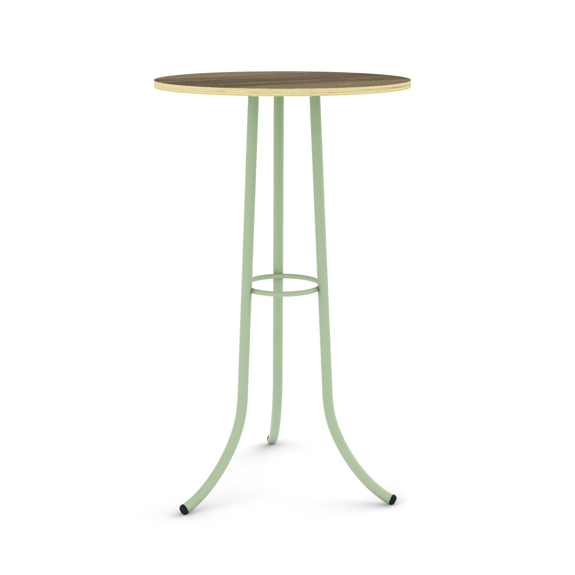 Pastel Green / Walnut - Wood Veneer