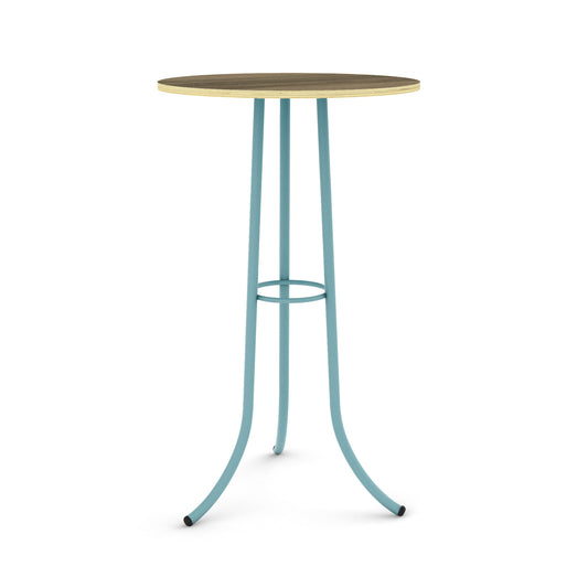 Pastel Turquoise / Walnut - Wood Veneer
