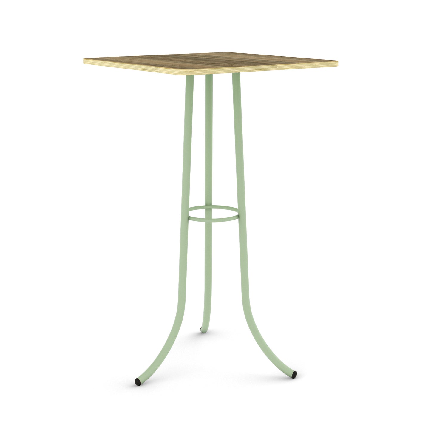 Pastel Green / Walnut - Wood Veneer